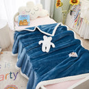 GobekUsa Kids Flannel Nap Blanket - Lightweight & Cozy Single Bed Cover