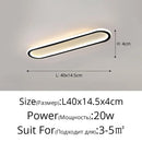 GobekUsa LED Strip Ceiling Lights for Bedroom Hallway Living Room Decor