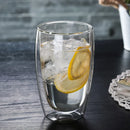 GobekUsa Double Wall Glass Cup for Coffee Milk Juice Tea - High-resistance Drinkware