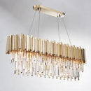 GobekUsa Crystal Gold Chandeliers: Modern Luxury for Villa Living Room - Nordic Design