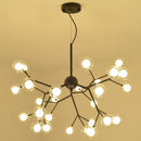 GobekUsa Heracleum Firefly Glass Round Ball Chandelier - Luxury Staircase Dining Room Lighting