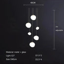 GobekUsa Gregg Glass Pendant Light: Stylish LED Hanging Lamp for Dining Kitchen LOFT.