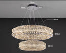 GobekUsa K9 Crystal Luxury Chandelier for Restaurant Bar Hotel LED Lamps