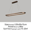 GobekUsa LED Aluminum Ceiling Chandelier for Kitchen Living Room Modern Nordic Design