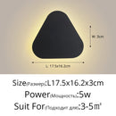 GobekUsa LED Round Touch Wall Lamps for Bedroom & Aisle Decor