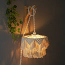 GobekUsa Hemp Rope LED Pendant Lamp with E27 Base for Boho Industrial Farmhouse Decor