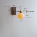 GobekUsa LED Pull Chain Wall Lamp - Modern Nordic Sconce for Bedroom & Living Room