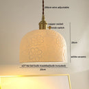GobekUsa Ceramic LED Pendant Lights, Nordic Chandelier for Home, Dining, Bedroom & Bar