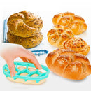 GobekUsa Circular Oval Bread Molds Fan Shaped Dough Press Baking Tool