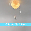 GobekUsa Astronaut Bubble Chandelier Light - Moonlight Bedroom Ceiling Lamp