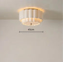 Wabi-Sabi White Fabric Pendant Light by DecorClear.com