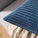 GobekUsa Corduroy Pillow Cover: Striped Cushion for Sofa Bed - Nordic Home Decor
