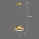 GobekUsa Glass Pendant Lights LED Modern Dining Room Nordic Restaurant Hanging Lamp