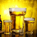 GobekUsa Large Glass Beer Mug | Creative Transparent Glass Cup | Home Decor Gift