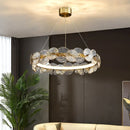 GobekUsa Glass Flower LED Chandelier for Living Room Bedroom Kitchen Dining Ceiling Lights