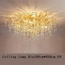 GobekUsa Crystal Drop Chandelier for Dining Living Room Bedroom Luxury Decor
