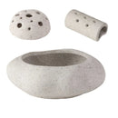 GobekUsa Lotus Seedpod Ceramic Vase Artificial Flower Pot Modern Desk Decor