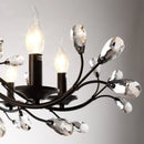 GobekUsa Crystal LED Chandelier for Home Lighting in Bedroom Living Room Dining Kitchen