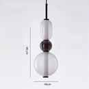 GobekUsa Candy Glass Ceiling Hanging Chandelier for Loft Living Room