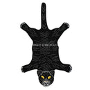 GobekUsa Boho Black Bear Rug 80x120cm: Hand Tufted Animal Shaped Area Carpet