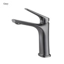 GobekUsa Gold Black Chrome Bathroom Sink Faucet, Single Lever Hot Cold Mixer Tap