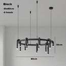 GobekUsa Circular Ring Pendant Lights - LED Chandelier for Home Living Room & Restaurant