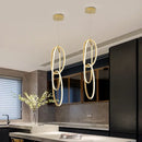 GobekUsa Gold Steel Pendant Light for Home Decor & Bar, Stylish LED Hanging Lamp