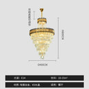 GobekUsa Crystal Chandelier for Duplex Villa Hotel Club Banquet Hall Engineering Lighting