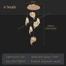 GobekUsa LED Staircase Chandelier: Modern Loft Lighting Fixture for Living & Dining Room