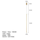 GobekUsa LED Line Chandelier: Nordic Creative Lighting for Living Room & Bedroom