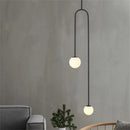 GobekUsa Black & Gold Minimalist Iron Chandelier - Modern Nordic Design Lighting