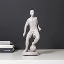 GobekUsa Abstract Sports Player Sculpture Set Grey/White Figurines Home Decor
