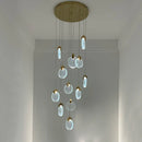 GobekUsa Crystal LED Chandelier for Modern Living Room Decor