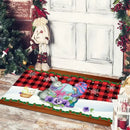 GobekUsa Christmas Snowman Non-slip Floor Mat