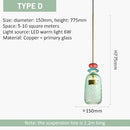 GobekUsa Glass Pendant Lights for Modern Living Spaces, Bedrooms, and Kitchens