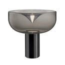 GobekUsa Aella Glass Table Lamp - Luxury Art Clear Lamp for Office Bedroom Home Décor