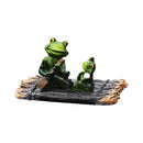 GobekUsa Garden Water Floating Animal Statue Crafts for Outdoor Decor and Pond Decoration