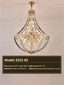 GobekUsa Crystal Chandelier: Modern Luxury for Living, Dining, Bedroom