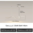 GobekUsa Aluminum Pendant Light Chandelier for Kitchen Dining Room Decoration