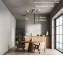 GobekUsa Leather Marble Pendant Lights Luxury Dimmable Fixture Easy Installation Bedroom Living Room Lamp