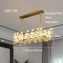 GobekUsa Butterfly Chandelier: Modern LED Dimmable Pendant Lamp Luxe Crystal Decor-Light 2024