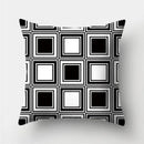 GobekUsa Geometric Stripes Pillowcase 45x45cm Polyester Cushion Cover for Living Room