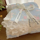 GobekUsa Lace Romantic Comforter Set - Full Twin Double Size Bed Linens