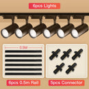 GobekUsa COB Chandelier Track Ceiling LED Spotlights for Living Room, Store Rail Lighting
