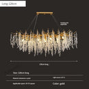 GobekUsa Gold Crystal Grapes Chandelier for Dining Living Room Bedroom