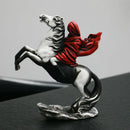GobekUsa Banksy Red Knight Statue: Modern Street Art Decor for Home & Office