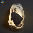 GobekUsa Crystal LED Wall Lamp Modern Glass Wall Light for Living Room, Bedroom, Bathroom
