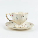 GobekUsa Lemon Pattern Porcelain Tea Set: Teapot, Kettle, Handle Cup, Mugs