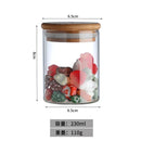 GobekUsa Glass Food Storage Jar with Lid for Kitchen Organization