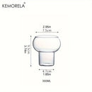 GobekUsa 520ml Gourd Shaped Glass Cup Set - Versatile Drinkware for Coffee, Tea, and More
